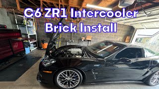 C6 ZR1 Intercooler brick install…step by step [upl. by Araed]