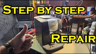 SAECO Incanto Step by step repair  low stream of coffee  Group cleaning [upl. by Areis]