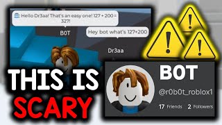 these new Roblox bots are SCARY [upl. by Desdamonna377]