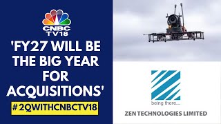 Will Be Getting Orderbook Replenishment In Q3FY25 And Q4FY25 Zen Tech  CNBC TV18 [upl. by Suedama129]