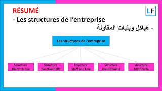 Résumé  Les structures de lentreprise [upl. by Neau]