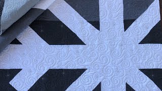 Snowflake by Modern Handicraft Irish Chain Log Cabin and 2023 Designer Mystery Quilt  Video 103 [upl. by Santiago]