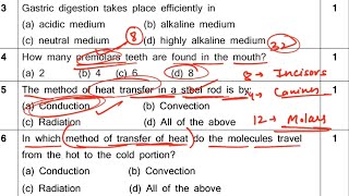 Half Yearly Exam Question Paper  Class7 SCIENCE 2023 Sample Paper For Kendriya Vidyalaya Students [upl. by Ibmat]