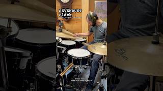 SEVENDUST Black drums only cover practice selftitled album 1997 TREVOR MERCIER [upl. by Noletta252]