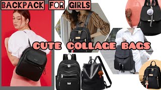 REKOMENDASI TAS RANSEL WANITA  CUTE BACKPACK SHOPEE HAUL [upl. by Aehta]