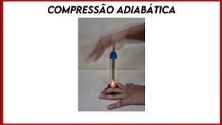 Experimentando Compressão adiabática  Adiabatic compression [upl. by Margalo250]