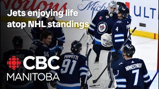 Winnipeg Jets enjoying life atop NHL standings while guarding against another letdown [upl. by Nerro950]