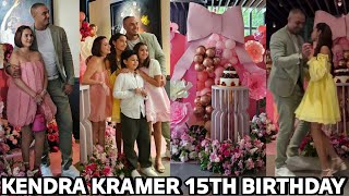 Dalaga Na Kendra Kramer 15th Birthday❤️Cheska Kramer NapaIYAK ng Isayaw ni Doug ang Panganay Nila [upl. by Hekking734]