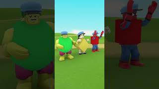 Squid Game Doll Pranks Hulk with Fake Hole Challenge  Roblox 3D [upl. by Kal]