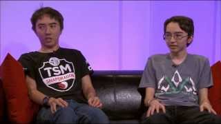 The Oddbros aka The Wyllie Clan  TheOddOne and maplestreet interview  NA LCS Summer 2013 W2D1 [upl. by Rudelson]