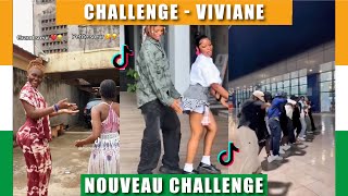 VIVIANE CHALLENGE  NOUVEAU CHALLENGE TIKTOK DANCE CÔTE D’IVOIRE  compilation  pas de danse [upl. by Alleyn]