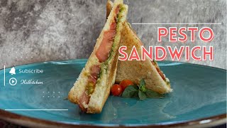 Pesto Recipe  Pesto Sandwich  Caprese Sandwich  Basil Pesto  पेस्तो रेसिपी KULKITCHEN [upl. by Ellita593]