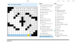 NYT Crossword Puzzle Solution  SATURDAY May 2 2020 [upl. by Anewor]