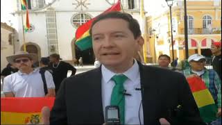 José Carlos Sánchez V Frente Conservador Boliviano formalizó en Quillacollo precandidatura [upl. by O'Carroll]