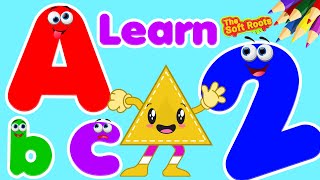 Preschool Learning Videos for 3 Year Olds  Best Learn ABC 123 Colors amp Shapes  3 Years Learning [upl. by Swayder809]