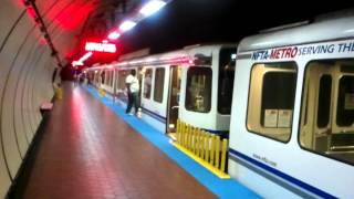 Special 4car NFTA Metro train at LaSalle Station 9212 [upl. by Brodie]