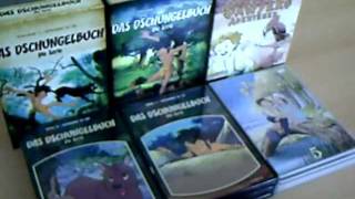 UnboxingUnpacking  Anime DVD´s  Das Dschungelbuch Box 12 amp Tom Sawyers Abenteuer Box German [upl. by Aihseym]