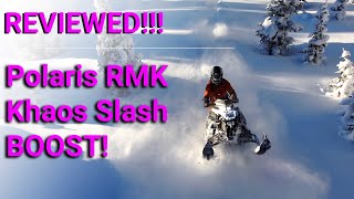 Reviewed Polaris RMK Khaos Slash BOOST 155 [upl. by Ginelle293]