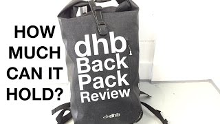 dhb Waterproof Rucksack 25L  How Much Can It Hold [upl. by Lyell]