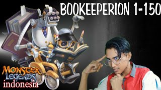 bookeeperion level 1150 monster legends indonesia [upl. by Idelia521]