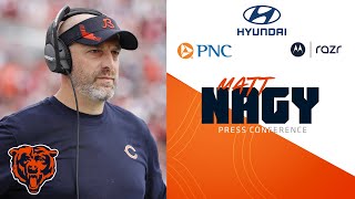 Matt Nagy Media Availability  Chicago Bears [upl. by Carolynn523]