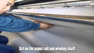 inkjet plotter install machine [upl. by Staci949]