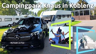 ⭐️⭐️⭐️⭐️ Knaus Campingpark  Campen in Koblenz am Deutschen Eck  CampingplatzBericht [upl. by Norit609]