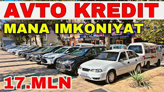 AVTO KREDIT 2023 YILLIK 14 BOSH TOLOV 15  YANGI MOSHINALAR KELDI [upl. by Cozza]