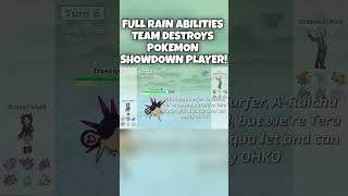 Full Rain Abilities Team DESTROYS Pokemon Showdown Players [upl. by Lisabet]