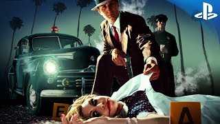 Así luce LA NOIRE en PS4  Tráiler en Español y en 4K [upl. by Carnay]