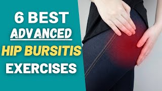 6 BEST Advanced Hip Bursitis Treatment Exercises  PT Time with Tim [upl. by Arihat778]