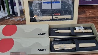 LAMY Safari Cream 2022 Limited Edition Fountain amp Rollerball amp Ballpoint Pen [upl. by Spragens]