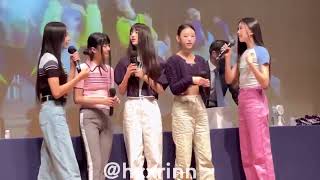 NewJeans at YES24 Offline Fansign Event Cut Moment [upl. by Giacobo190]