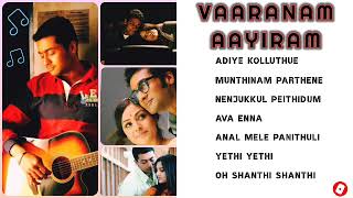 Vaaranam Ayiram Jukebox  Tamil movie jukebox  Tamil Songs Jukebox [upl. by Enyr]