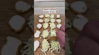 Cheesy chicken nugget bites 🤤 🎥 foodmadesimple77 [upl. by Ridan964]