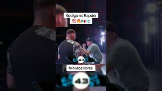 KODIGO VS RAPDER MINUTOS LIBRES 2024 [upl. by Eliga]