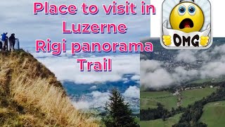 Visit to Beautiful place in Luzerne Rigi Panorama hiking 🇨🇭 [upl. by Jarin]