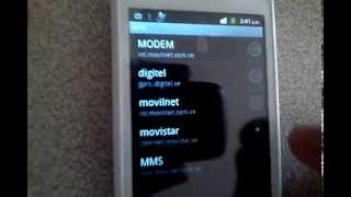 Configuracion de APN Movilnet Movistar Digitel Venezuela configurar red movil datos 3g g h [upl. by Margery1]