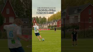 This PASS🥹 asmr satisfying football futbol shorts fy soccer [upl. by Lucchesi]