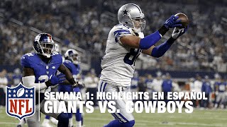 Giants vs Cowboys  Highlights Semana 1  NFL en Español [upl. by Lotti]