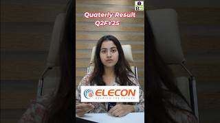 Elecon Engineering Company ltd Q2FY25 Result Out shortsfeed q2fy25result elecon brightermind [upl. by Strenta75]