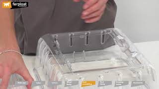 FERPLAST COMBI 1 HAMSTER HOME ASSEMBLY INSTRUCTIONS [upl. by Erdnoid]