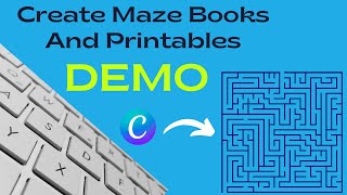 How To Create Mazes with Canva Using Hand Drawn Mazes Bonus  Review [upl. by Nyleak]