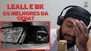 SENSAÇÃO DE LIBERDADE amp OS MALEFÍCIOS DO DINHEIRO  Leall Feat BK  REACT LEALL [upl. by Beckerman]