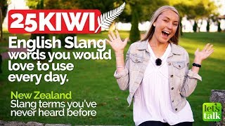 25 KIWI English Slang words  Speak English like a Native Speaker  English Vocabulary Lesson [upl. by Ecnatsnok]