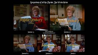 Murder She Wrote Opening Montage Comparison [upl. by Eyla]