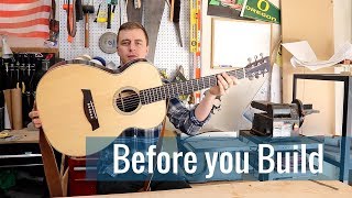 What to know before you build Ep 1  Acoustic Guitar Build [upl. by Bettzel]