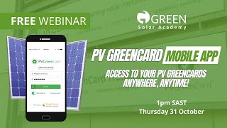 PV GreenCard Mobile App Launch Master it in Minutes [upl. by Gnoz]