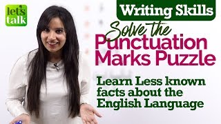 All Punctuation Marks  English Grammar class to improve writing skills  English Language Facts [upl. by Richarda953]