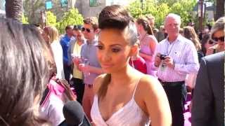 Francia Raisa Interview  2012 Teen Choice Awards [upl. by Eusebio]